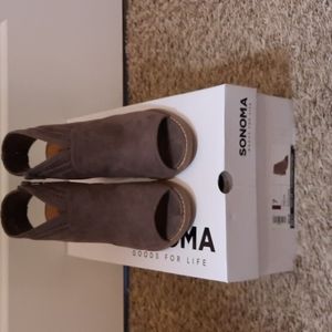 Sonoma Thelma Peep-Toe Ankle Booties